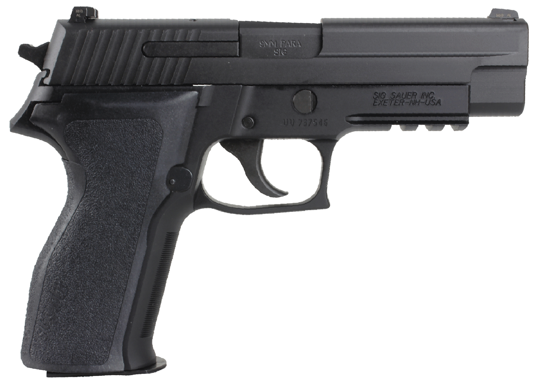 Sig Sauer E26R9BSS P226 DA/SA 9mm 4.4" 15+1 NS Black Ergo Grip Black