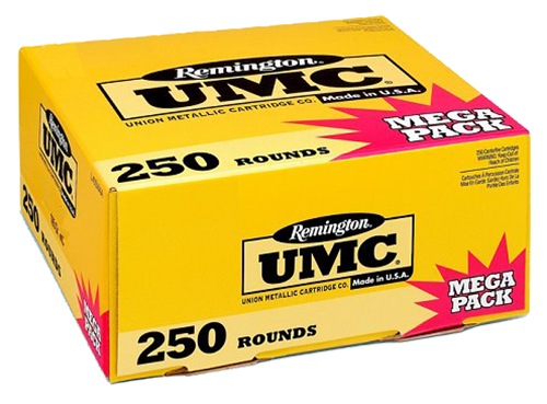 Remington Ammunition L9MM3A UMC 9mm Luger 115 GR Metal Case (FMJ) 250 Bx/ 4 Cs