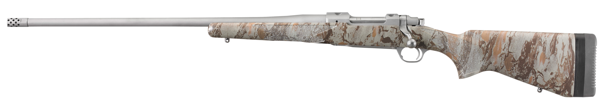 Ruger 47174 Hawkeye FTW Hunter Bolt 6.5 Creedmoor 24" MB 4+1 Laminate Natural Gear Camo Stk Stainless Steel