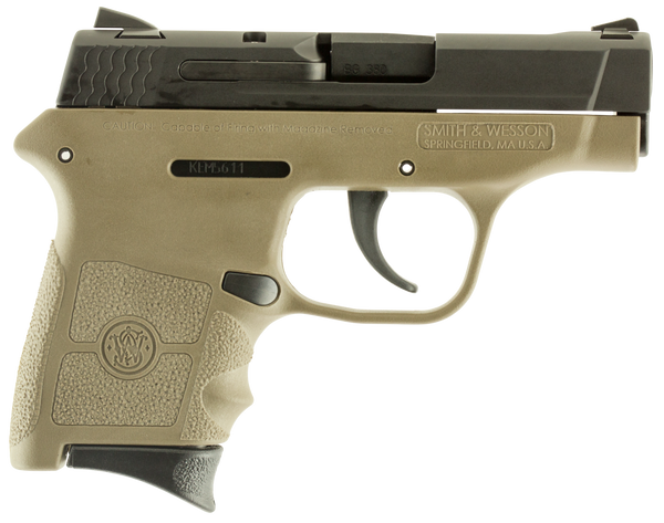 Smith & Wesson 10167 M&P Bodyguard 380 Double 380 ACP 2.75" 6+1 FDE Poly/Grip Frame Black Stainless Steel