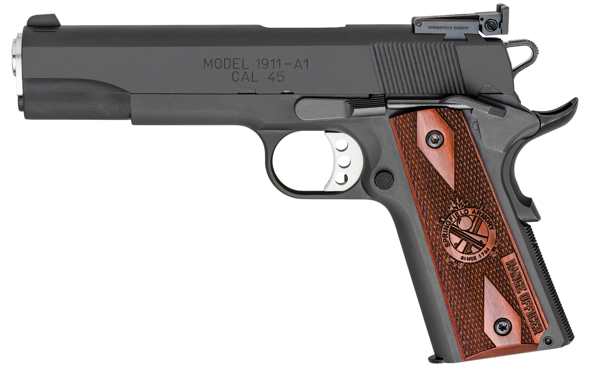 Springfield Armory PI9128L 1911 Single 45 ACP 5" 7+1 Cocobolo Grip Black Parkerized