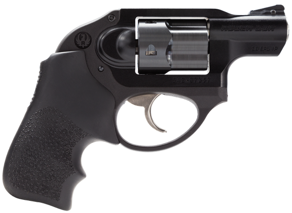 Ruger 5401 LCR Standard Double 38 Special 1.87" 5 Hogue Tamer Monogrip Black Black Stainless Steel