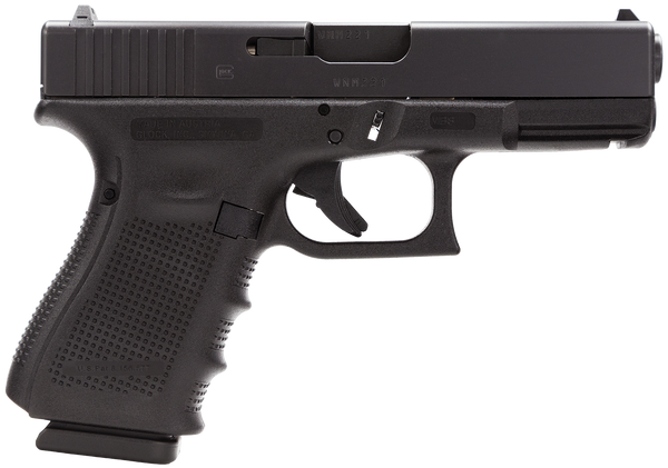 Glock PG1950203 G19 Gen 4 9mm 4.01" 15+1 FS Modular Backstrap Blk