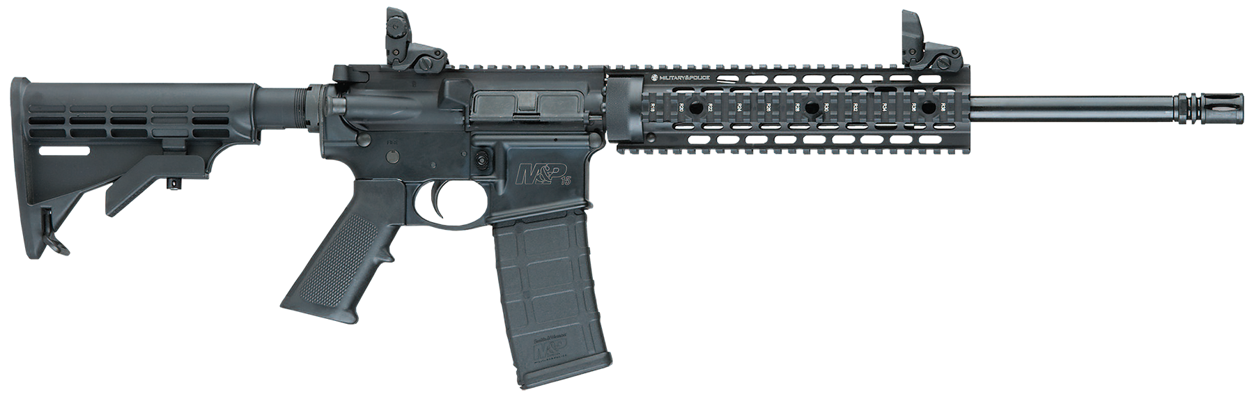 Smith & Wesson 811041 M&P15 Carbine Tactical Semi-Automatic 223 Remington/5.56 NATO 16" 30+1 6-Position Black Stk Black