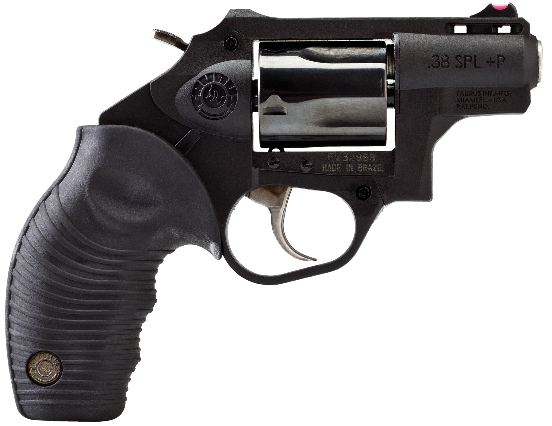 Taurus 2850021PFS Model 85 Standard 38 Special 2.5" 5rd Polymer Grip Blue Finish