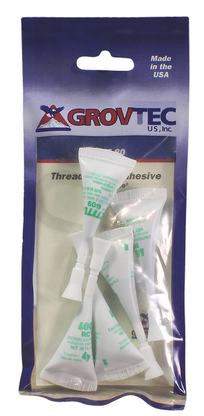 Grovtec US Inc GTHM80 Threadlocker Loctite Tubes White