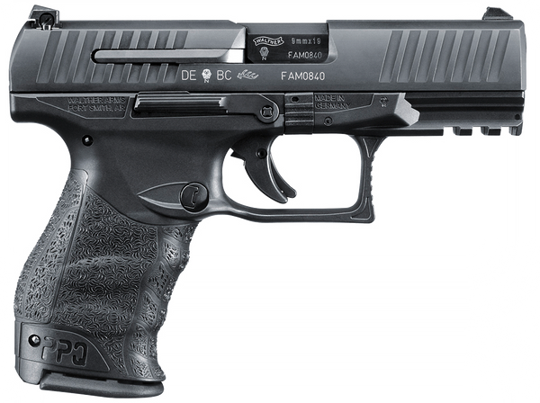 Walther 2796066 PPQ M2 DAO 9mm 4" 15+1 Black Poly Grip/Frame Black