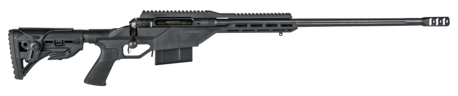 Savage 22639 110BA Stealth Bolt 300 Winchester Magnum 24" 5+1 Synthetic Black Stk Black Cerakote