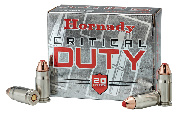 Hornady 90236 Critical Duty 9mm Luger 135 GR FlexLock 25 Bx/ 10 Cs