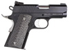 Magnum Research DE1911U Desert Eagle Undercover Single 45 Automatic Colt Pistol (ACP) 3" 6+1 Black/Gray G10 Grip Black Alum Frame Black Carbon Steel