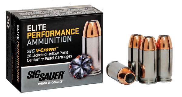 Sig Sauer E357S1-20 Elite Performance V-Crown 357 Sig Sauer JHP 125 GR 20Bx/10Cs