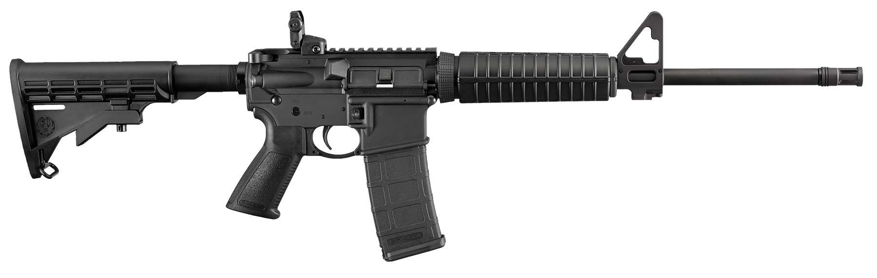 Ruger 8500 AR-556 Autoloading Semi-Automatic 223 Remington/5.56 NATO 16.1" 30+1 6-Position Black Stk Black