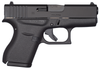 Glock UI4350201 G43 DAO 9mm 3.39" 6+1 FS Integral Grip Black