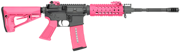 Rock River Arms AR1420P LAR-15 NSP CAR Pink Semi-Automatic 223 Remington/5.56 NATO 16" 30+1 RRA Operator CAR Stk Black