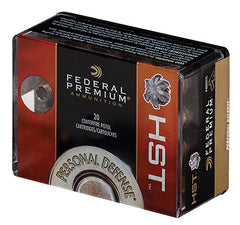 Federal Premium 9m Jacketed Hollow Point 20 Bx/ 10 Cs