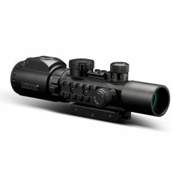 KONUS PRO AS34 2X6X28 RIFLESCOPE WITH MIL-DOT ENGRAVED ILLUMINATED RETICLE